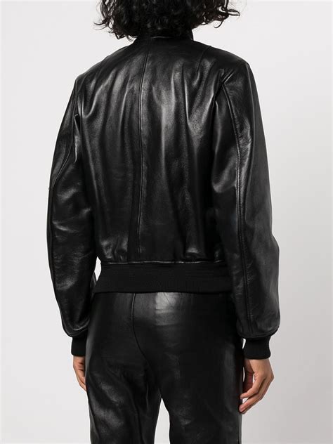 yves saint laurent baby bomber jacket|saint laurent lambskin bomber.